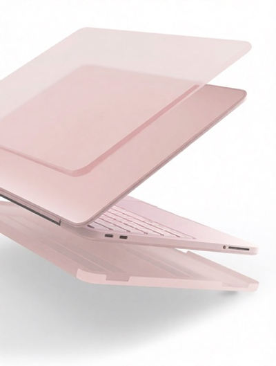 Чехол накладка Gurdini Ultra Slim Case для Macbook Neo 13" (A3404) Transparent Pink
