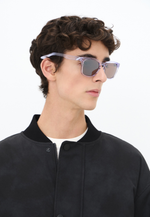 Спортивные очки 100% HUDSON - Polished Translucent Lavender - HiPER Silver Mirror Lens