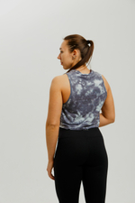 Майка NOBULL серая в пятнах