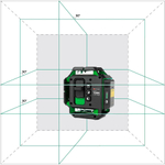 Лазерный уровень ADA LaserTANK 4-360 GREEN Basic Edition   А00631