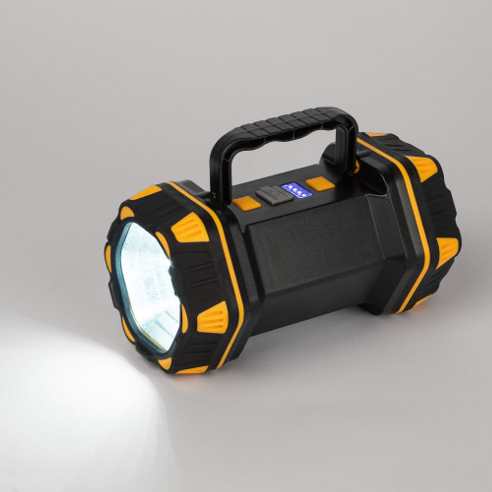 Светодиодный фонарь ЭРА Рабочие Практик PA-808 прожекторный аккумуляторный многофункциональный IP40 15W | Прожекторные фонари