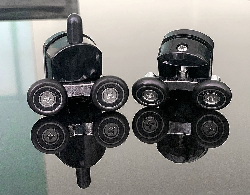 Душевая дверь Abber AG30170B 170x190 профиль Черный стекло прозрачное