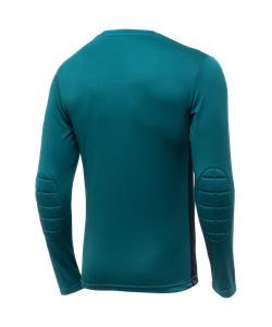 Футболка вратарская CAMP GK Padded LS, зеленый/черный/белый, детский