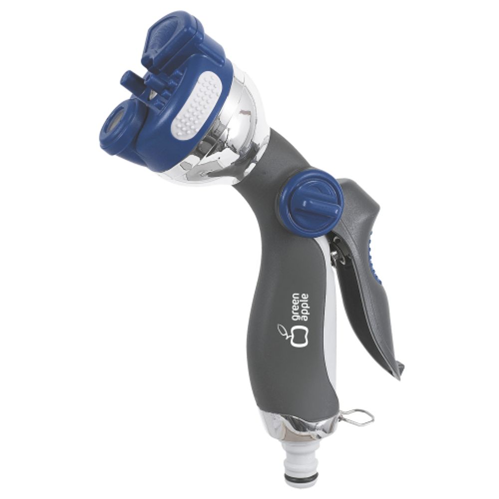 GWHM12-035 GREEN APPLE Пистолет-распылитель, металл, 4 улучшенных режима | Аксессуары для полива Green Apple