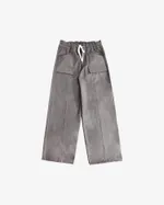 Брюки БИЧ широкие хлопковые серые