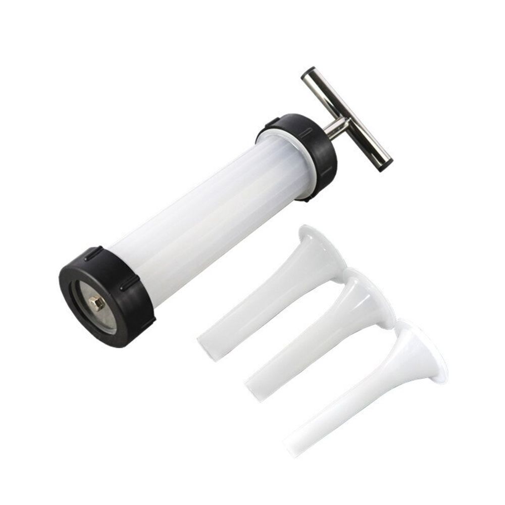 Ручной шприц для колбас пластиковый 400 мл + насадки 3 шт