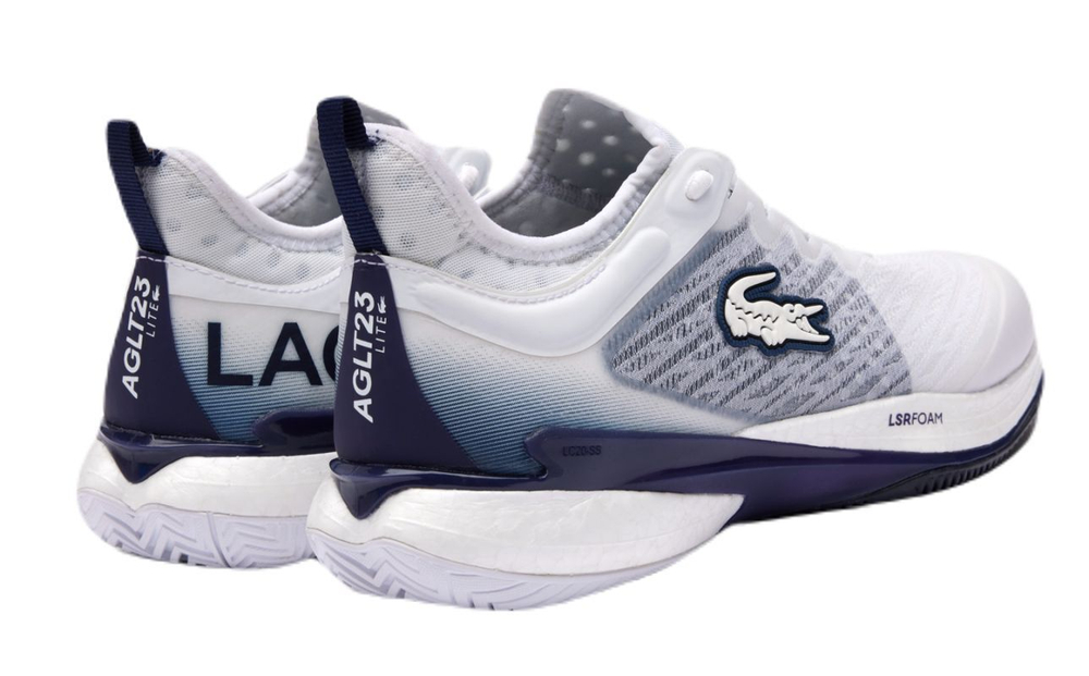 Мужские кроссовки теннисные Lacoste SPORT AG-LT23 Lite - белый