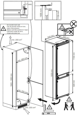 Встраиваемый холодильник Hotpoint HBH 20 869891800050