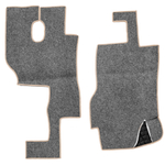 Ковры MERCEDES Actros MP3 (автомат) с шахтой (экокожа, бежевый, бежевый кант, коричневая вышивка)