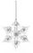 Подвеска Снежинка Нежность 10,5*12 см., Noelle (83590/2)
