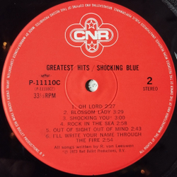 Винтажная виниловая пластинка LP Shocking Blue Greatest Hits (Japan 1981) (Obi) Out Of Sight Out Of Mind