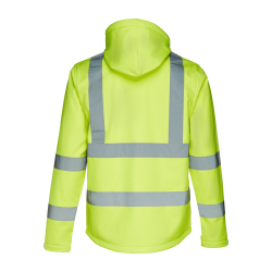 THC ZAGREB WORK. Куртка Softshell повышенной видимости (унисекс)