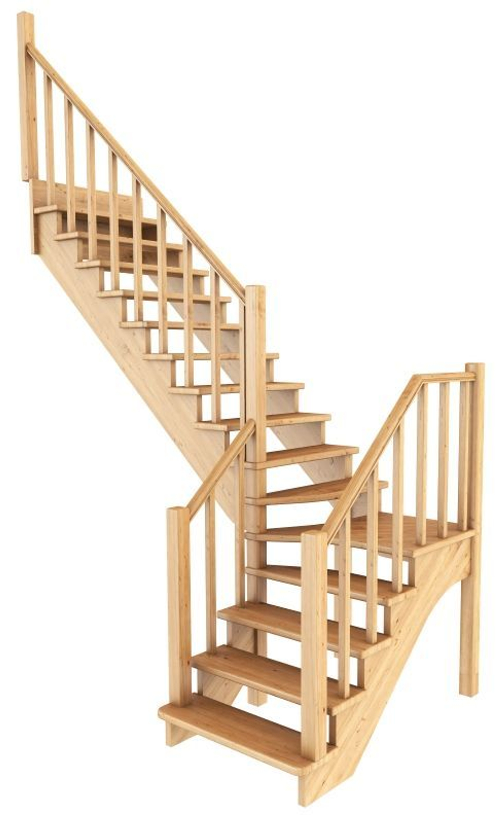 Лестница на второй этаж К-032м Левая