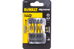 Биты ударные IMPACT Torsion Ph1, 57мм, 5шт. DEWALT DT7997T