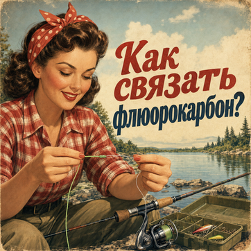 Как связать флюорокарбон со шнуром: три узла и проверка соединения