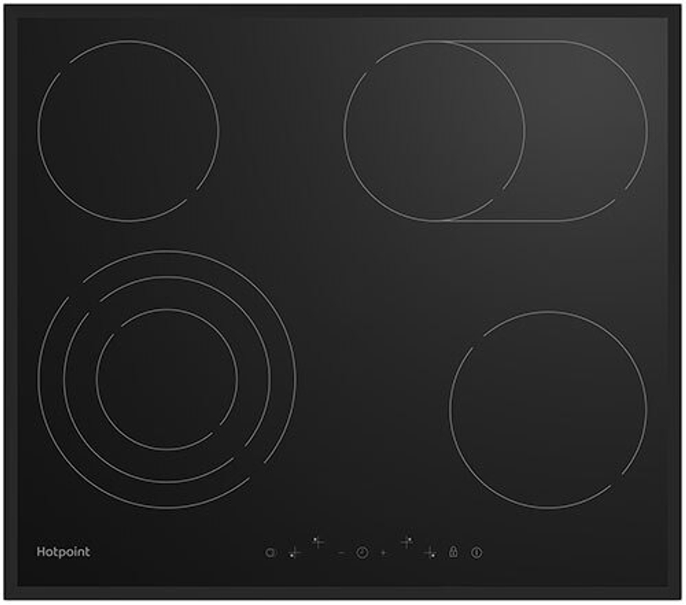 Электрическая варочная панель Hotpoint HR 6T7 BA S, черный