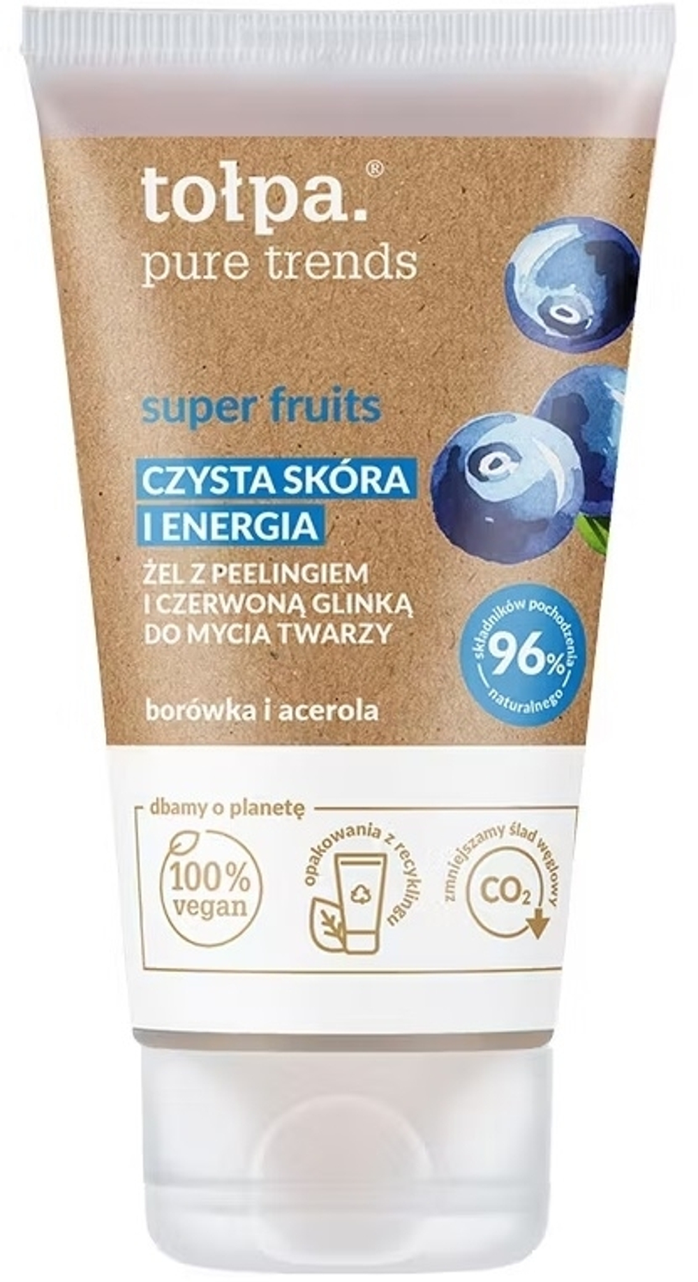 TOLPA PURE TRENDS Скраб гель с фруктовыми экстрактами для обновления кожи 150 мл