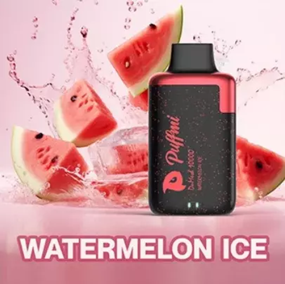 Puffmi Dumesh Watermelon ice (Арбуз-лёд) 10000 затяжек 20мг Hard (2% Hard)