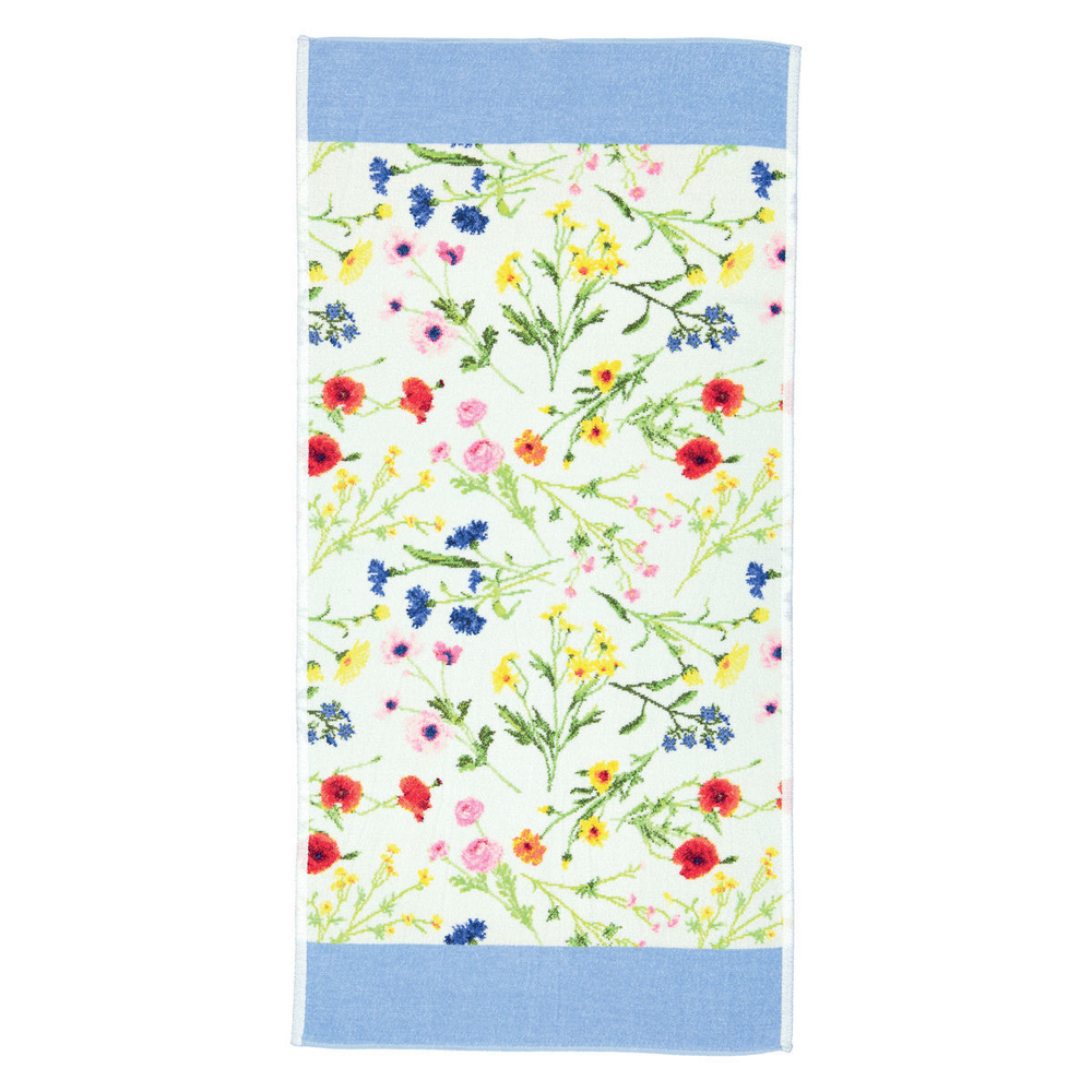 Полотенце 75x150 Feiler Flower Meadow Breeze голубое