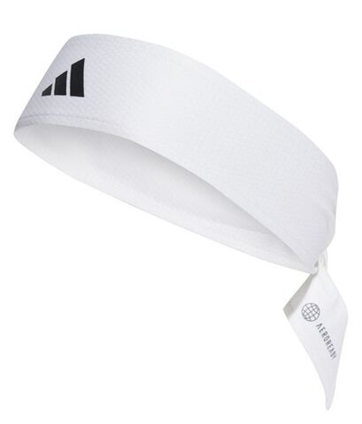 Теннисная бандана Adidas Tennis Aeroready Tieband (OSFM) - White