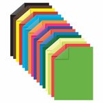 Цветная бумага А4 2-сторонняя газетная, 16 листов 16 цветов, на скобе, ПИФАГОР, 200х280 мм, "Рыбалка", 113542