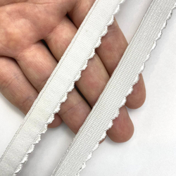 Отделочная резинка становая белая 13 мм