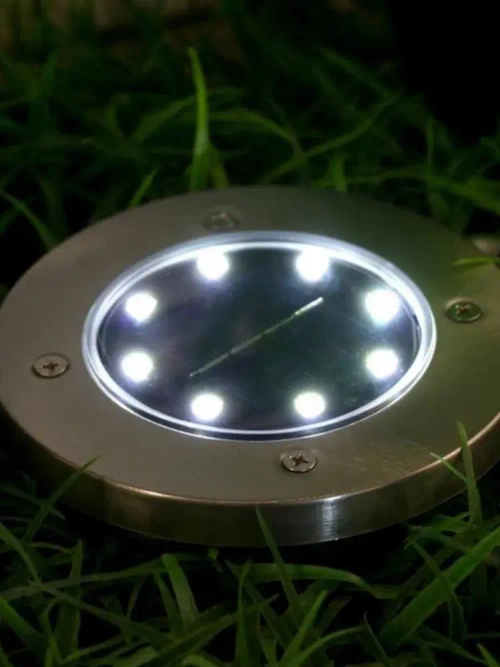 Светильник уличный на солнечной батарее Комплект 4 штуки