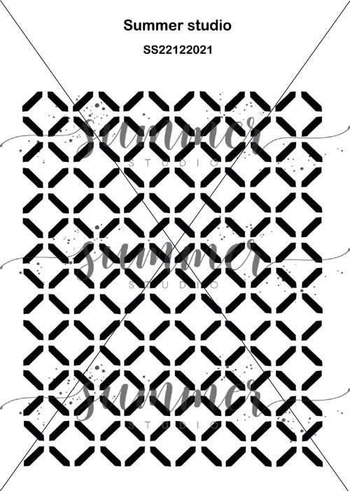 Трафарет "Geometry" 14*20см