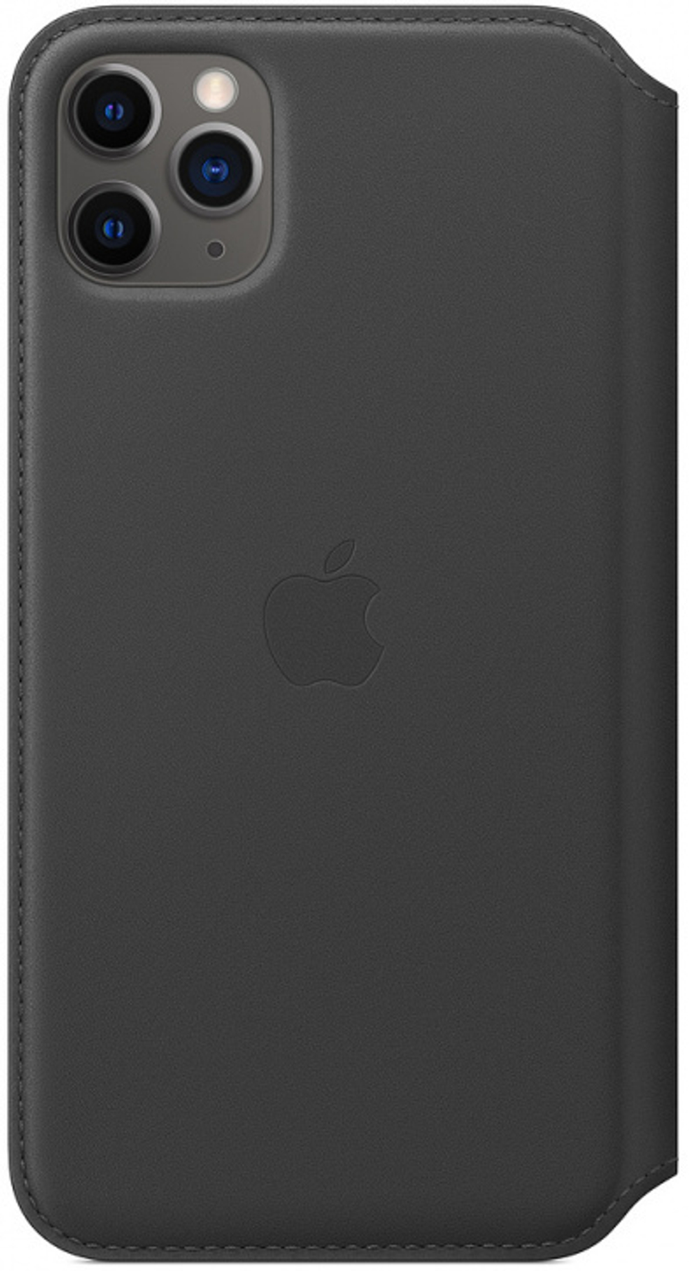 Кожаный чехол Apple Leather Folio для iPhone 11 Pro, цвет (Black) черный (MXO62ZM/A)