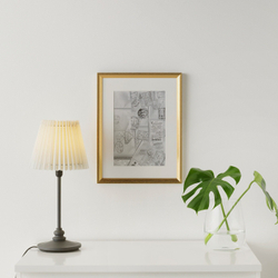 IKEA SILVERHÖJDEN  (ИКЕА СИЛВЕРХÖЙДЕН)  -  Рамка, цвет золота, 30x40 см