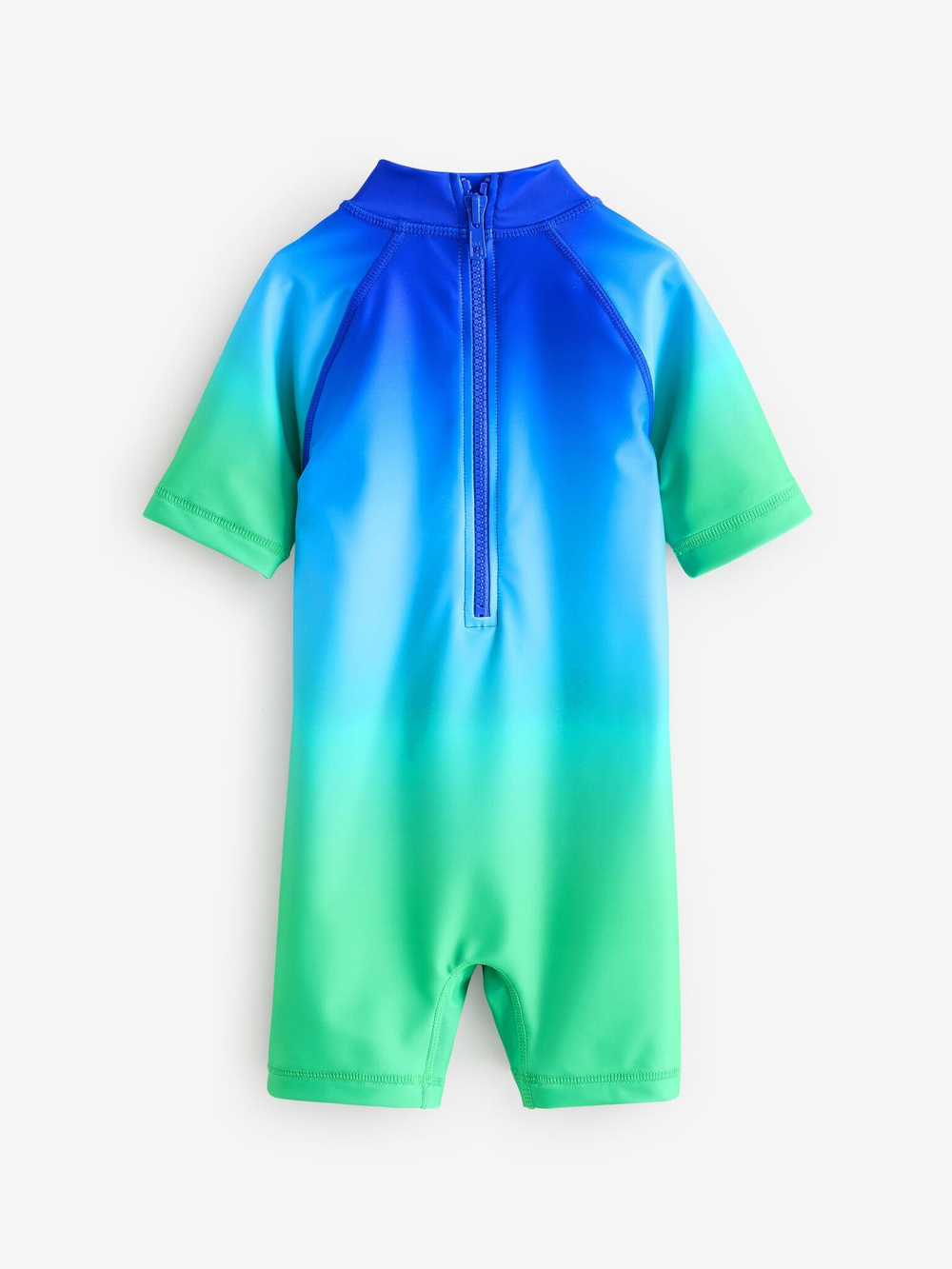 Костюм плавательный слитный для мальчика Next E91-826, Синий, Салатовый