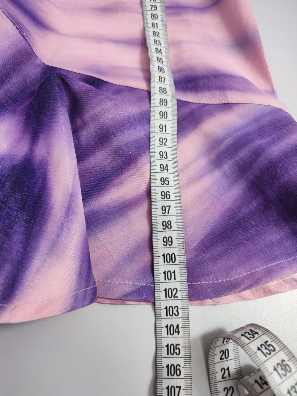 Юбка с акварельным принтом 46 размер