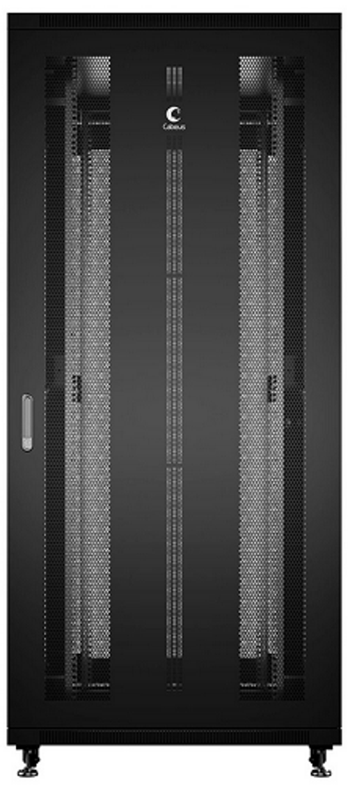 Шкаф напольный 19", 42U Cabeus ND-05C-42U80/100-BK