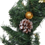 Венок хвойный «Зимние подарки» d-50 см, золото