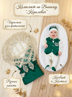 Конверт на выписку новорожденного