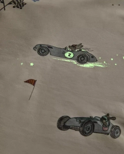 ZARA HOME ДЕТСКИЙ ПОДОДЕЯЛЬНИК С ПРИНТОМ «СОБАКА», РАЗНОЦВЕТНЫЙ