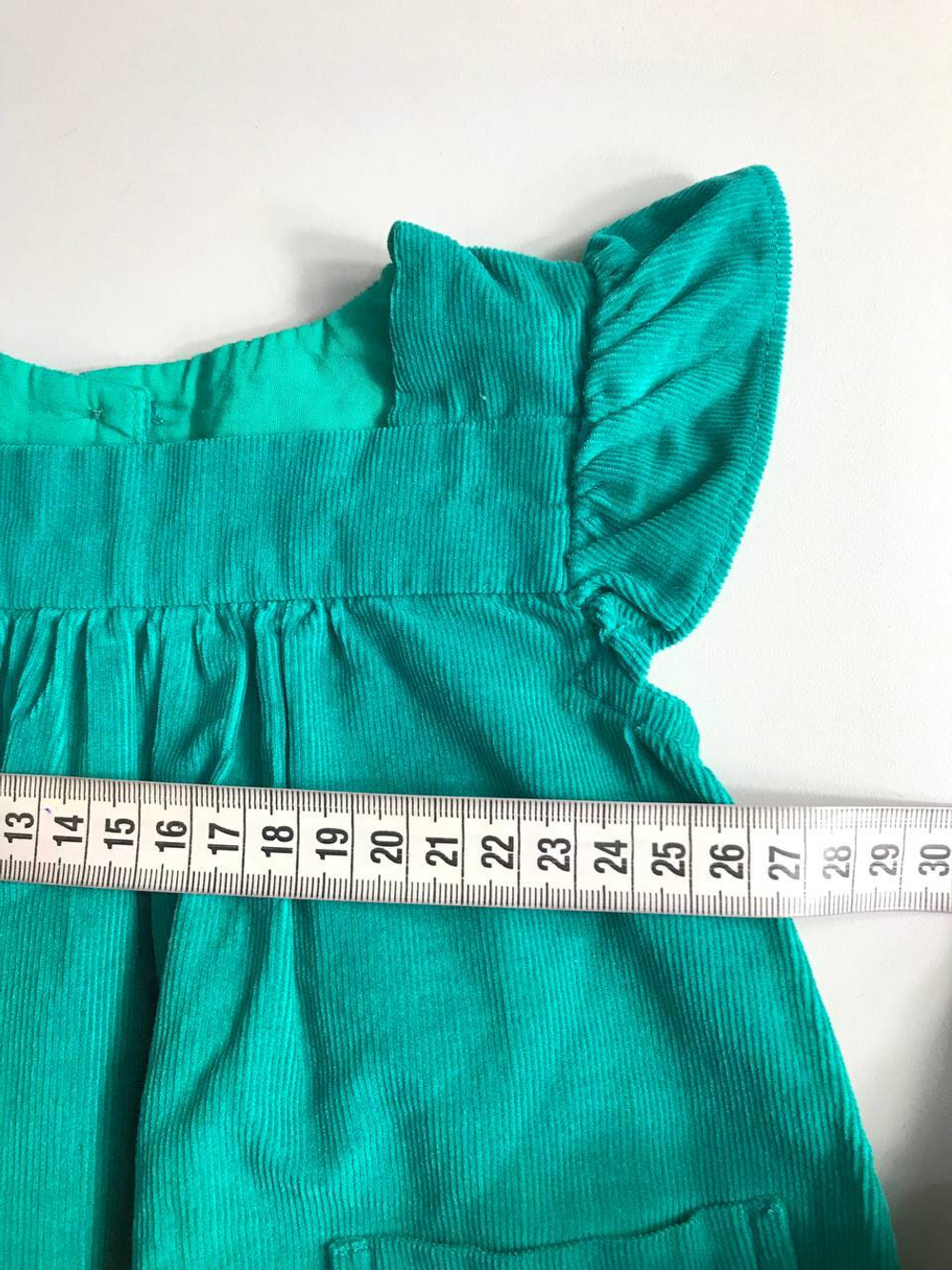 Платье из тонкого вельвета в красивом оттенке для фотосессии на 6 месяцев