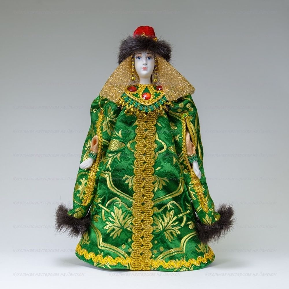 Сувенирная кукла Княжна в зимней телогрее