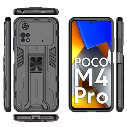 Противоударный чехол с подставкой Transformer для Poco M4 Pro 4G