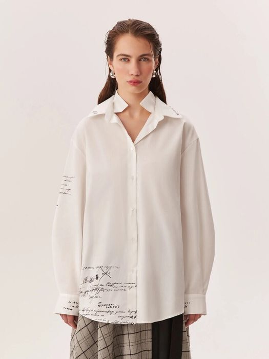 Рубашка Мэри Поппинс белого цвета