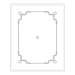 Потолок RODECOR Лалик Ф1 88431AR**