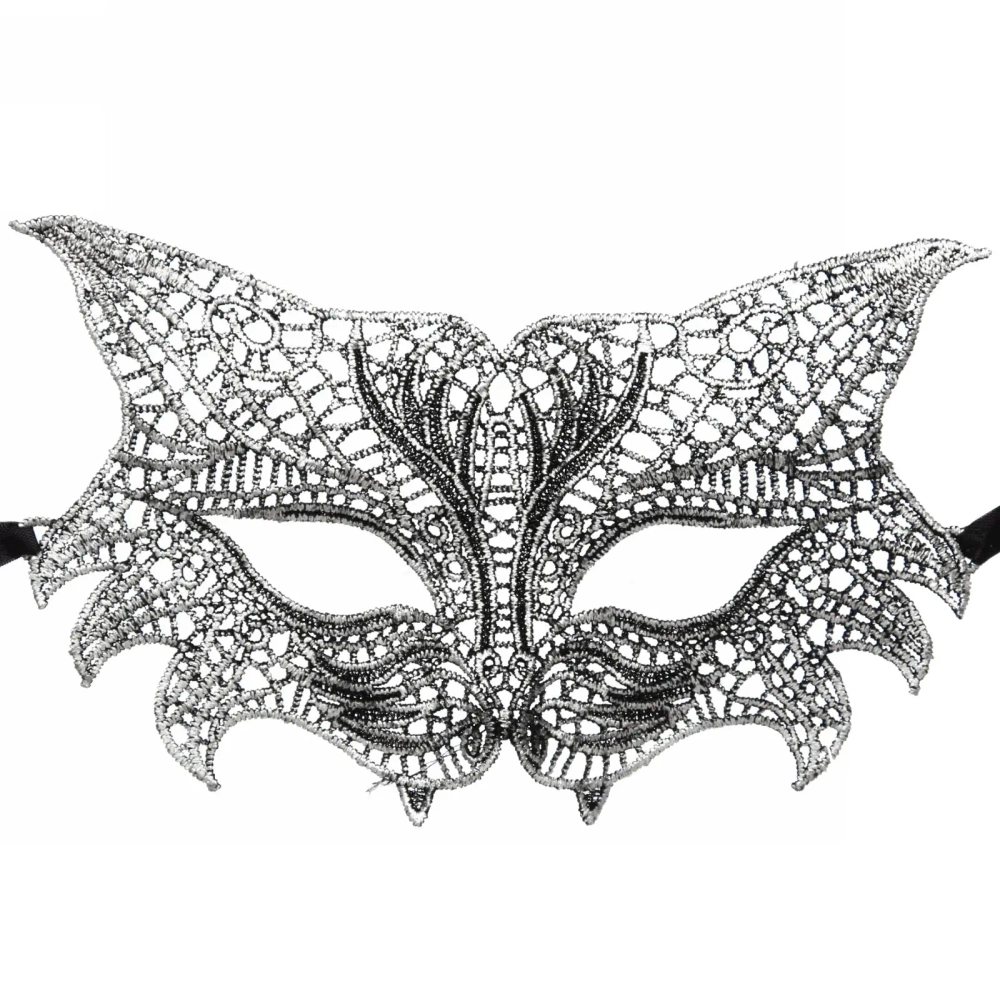 Маска кружево»Тигрица», микс цветов