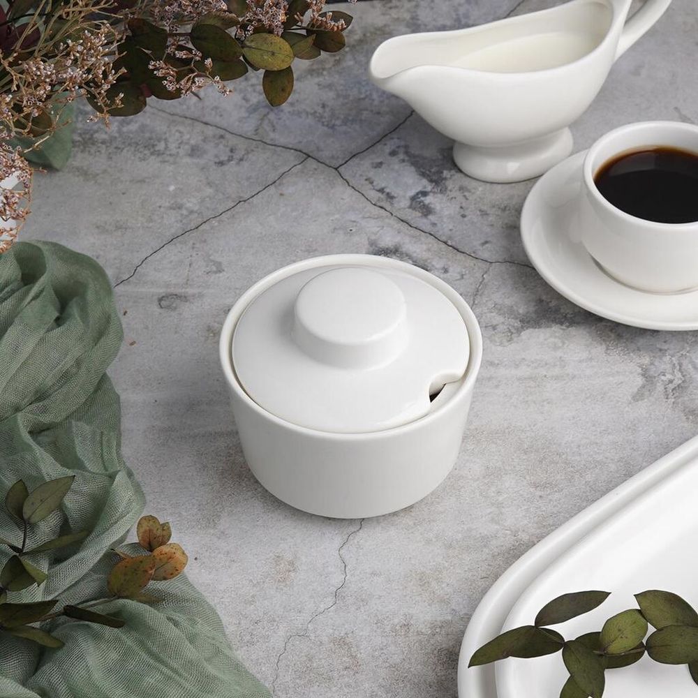 Сахарница 9,5*8 см белая фарфор P.L. Proff Cuisine [4]