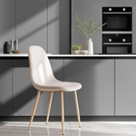Стул BREEZE (mod. JSC-58) Велюр/металл , 44 х 53 х 86 см, Light grey (светло-серый) HLR14 / натуральный