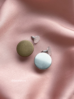 Джинсовая пуговица серебро