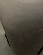 Пуфик Агат велюр графит/черный