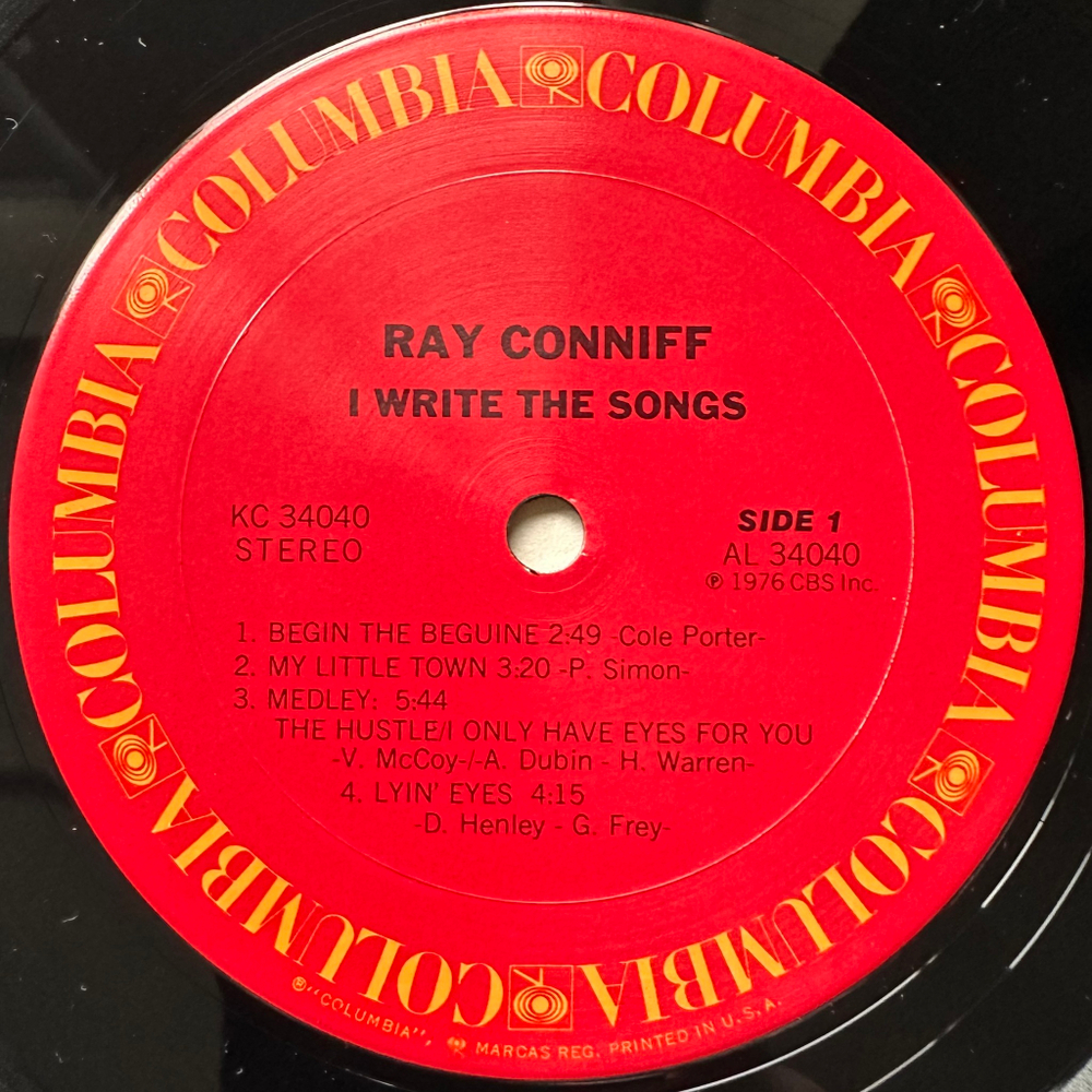 Ray Conniff - I Write The Songs (США 1976г.)