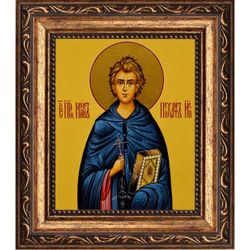 Иоанн Психаит преподобный. Икона на холсте.