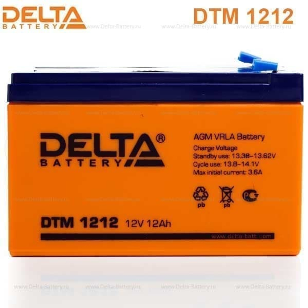 Аккумуляторная батарея Delta DTM 1212 (12V / 12Ah)