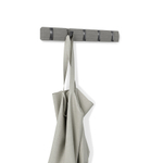 Вешалка настенная flip, 5 крючков, серая